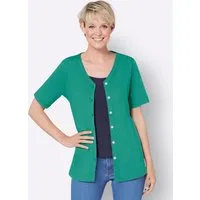 Sieh an! Shirtjacke Shirtjacke Kurzarm