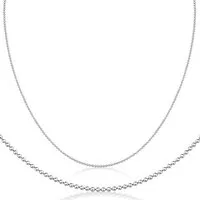 Firetti Collierkettchen Schmuck Geschenk Silber 925 Halsschmuck Halskette Kugelkette, Made in Germany