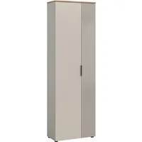 Home affaire Garderobenschrank EDIL, Höhe 190cm, 2 Türen, 5 Böden, 6 Fächer (moderne Farbkombination, Platz für ca. 18 Paar Schuhe) Kleiderschrank, Flurschrank, Hochschrank, Stauraumschrank
