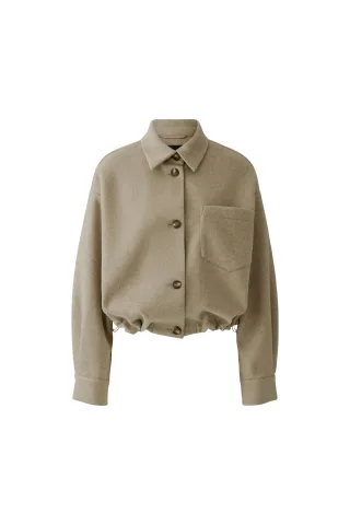 Oui - Jacke taupe - Gr. - 40