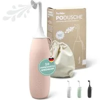 Hey Nature Intimpflege Po Dusche, mobiles Bidet für eine sanfte, hygienische Reinigung für Hilfe im Wochenbett, bei Hämorrhoiden & als Alternative zu feuchtem Toilettenpapier, Wiederverwendbar und reisegeeignet