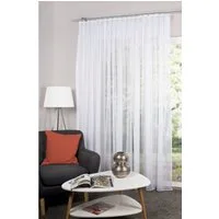 Home Basics Gardine SABLIO (1 St), Faltenband, transparent, Fertigstore Feinsable