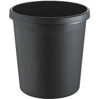HELIT Papierkorb the german, 18 Liter, mit umlaufendem Griffrand