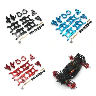 Upgraded Metal Parts Suspension Swing Arm Steering Cup Set for 1/14 1/16 ZD Racing MT16 Rlaarlo JIUSI MT14R PT14R RC Car