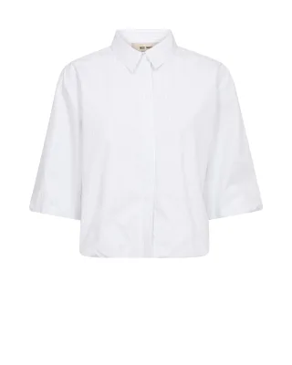 MOS MOSH - MMMaxime Nylah Shirt bright white - Gr. - M