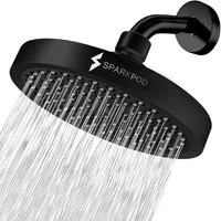 sparkpod Regenduschkopf Luxus XL Hochdruck Duschkopf Regendusche Anti-Kalk Düsen Spa-Feeling, (Hochdruck-Wasserdurchfluss, modernes Design, langlebiges Material., 4-tlg., Hochdruck-Regendusche 90 Anti-Kalk-Düsen einfache Montage), Hochdruck-Duschkopf