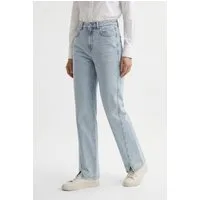BOSS ORANGE High-waist-Jeans MARLENE SLIT HR Premium Damenmode mit Wide Leg-Passform, Schlitz-Details