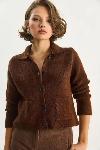 Strickjacke mit Taschen