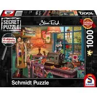 Schmidt Spiele Puzzle 1000 Teile Schmidt Spiele Secret Puzzle Steve Read Im Nähzimmer 59654, 1000 Puzzleteile