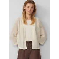 s.Oliver Cardigan Indoor-Jacke Transparenter Cardigan aus Ajourjersey