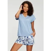 LASCANA Shorty (Set, 2 tlg) mit bedruckter Shorts