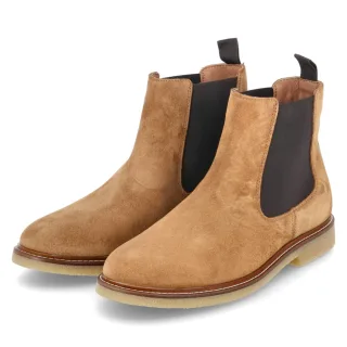 Kaerlek Chelsea Boots - Gr. 42 - Braun - Rauleder