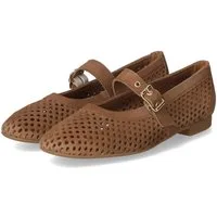 Paul Green Paul Green 1213-029 Damen Rauleder brown Ballerina