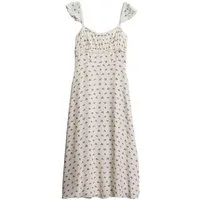Bhoem Midikleid Lipsy Kurzärmeliges Midikleid mit Blumen-Print (1-tlg)