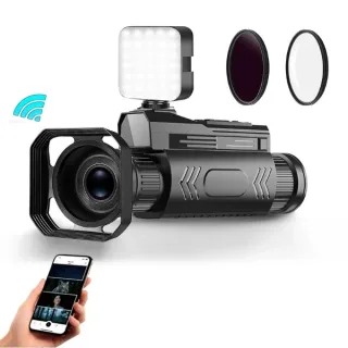 IPRee D12 4K Colorful Infrared Night Vision Device 64 Million Day And Night Macro Reconnaissance Sight Monocular Handhel