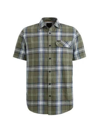 PME Legend - Slub Check Moby deep lichen green - Gr. - M