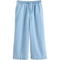 Next Schlupfjeans Leichte, verkürzte Schlupfjeans mit weitem Bein (1-tlg)