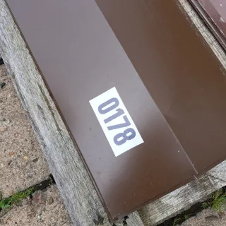 Firstblech | 3,00 m Länge | Sepiabraun ( RAL 8014 )