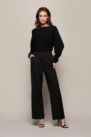 Rosely Hose Schwarz/Weiß
