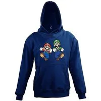 Youth Designz Hoodie Kinder Kapuzenpullover Hoodie Pullover Mario & Luigi mit modischem Gaming Print