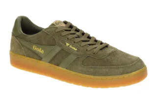 Gola CMB571LN Herren Sneaker khaki/gum, Velourleder + Glattleder Mix, Gummisohle