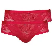 Lisca Bikinislip 2er Pack Damen Slip Evelyn (Spar-Set, 2-St) Zwickel