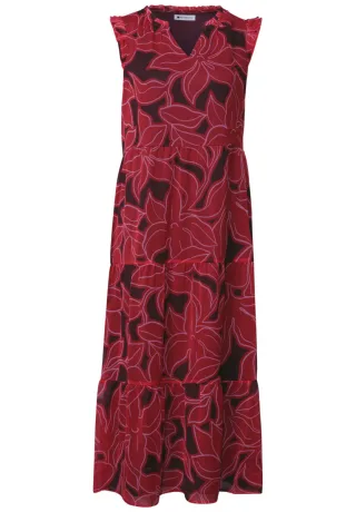 Street One - Chiffon-Maxikleid rot - Gr. - 34