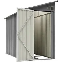 Thanaddo Gartenhaus Metall Gerätehaus Geräteschuppen Inkl. Metallfundament, (Mehr Leben im Garten), inkl. Fundament aus Metall (ohne Boden)