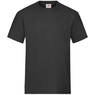 Fruit of the Loom - T-Shirt für Herren/Damen Unisex (Schwarz)