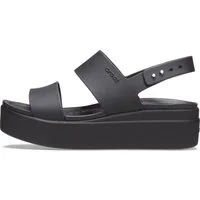 Crocs Brooklyn Low Wedge Keilsandalette, Sommerschuh, Sandale, Keilabsatz, mit modischer Plateausohle