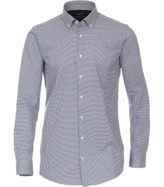 VENTI - Businesshemd Jerseyflex blau - Gr. - 44