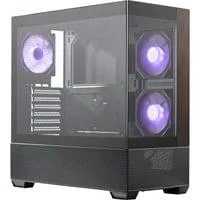 Elite 690 Wood, Tower-Gehäuse schwarz/holz, Tempered Glass x 2
