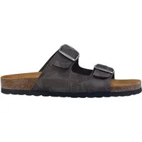 Lico Bioline Print Pantolette anthrazit / schwarz