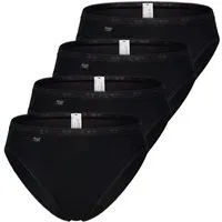 sloggi Tai-Slip 4er Pack Basic+ (Spar-Set) Tai Slip - Baumwolle - Atmungsaktiv - Perfekter Sitz