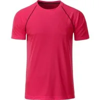 Daiber Funktionsshirt James & Nicholson JN 496 Herren Funktions-Shirt schnell trocknend
