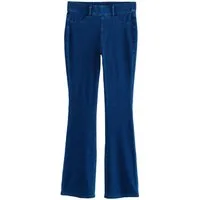 Next Jeansleggings Bootcut-Leggings aus Jersey-Denim, Kurzgröße (1-tlg)