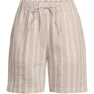 Premium Reinleinen-Schlupfshorts, Damen,  Weiß, Leinen, by Lands' End