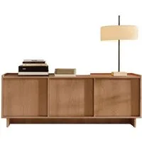 Compleo TV-Schrank 147 cm breit, Japandi design KELLOS, Lowboard Eiche Karamell