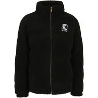Karl Kani Winterjacke Karl Kani Herren KM213-070-2 RETRO TEDDY PUFFER JACKET BLACK (1-St)