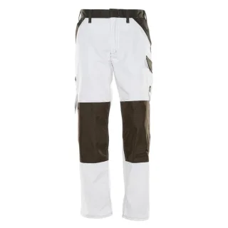 MASCOT Temora Hose mit Knietaschen LIGHT Weiß / Dunkelanthrazit 66 - 15779-330-0618-82C66
