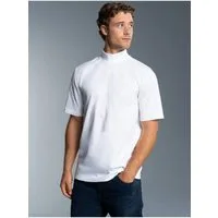 Trigema T-Shirt TRIGEMA T-Shirt mit Stehkragen (1-tlg)