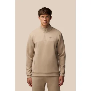 Castore Scuba 1/4 Zip Polyester Herren Sweatshirt in Braun