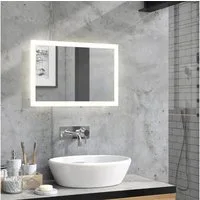 Vicco Badspiegel, Weiß, 60 x 40 cm (1-St)