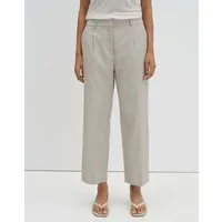 someday Bundfaltenhose Cisan flow City Pant mit festem Griff Mid Rise, Bundfalten und Gummibund hinten am Saum