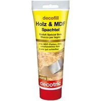 decotric® Spachtelmasse decofill Holz & MDF Spachtel 400g Holzspachtel Reparaturspachtel
