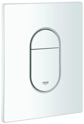 Grohe Abdeckplatte 42378 mit Drucktaste alpinweiß, 42378SH0 42378SH0