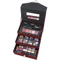 ZMILE COSMETICS Schmink-Koffer Schminkkoffer Beauty Case Velvety Dark Berry Set Vegan 74 teilig