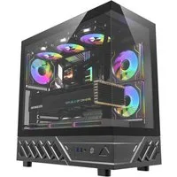 Darkflash PC-Gehäuse DarkFlash DS950 PC Gehäuse + 6 Lüfter Schwarz