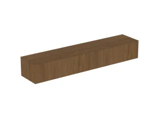 Ideal Standard Waschtischplatte Conca ohne Ausschnitt 2387x505mm Walnuss Dunkel, TF079Y5 TF079Y5
