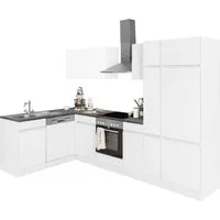 OPTIFIT Winkelküche Roth, Stellmaße 300x175 cm, wahlweise mit E-Geräten, mit Apothekerschrank